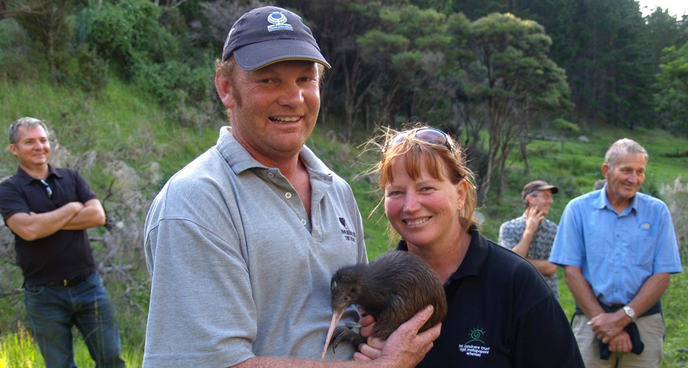 Helen and Todd releasing Georgie