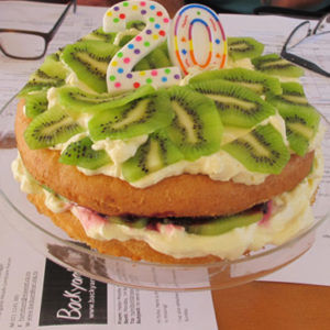 w-15-Lamberts 20th chick cake