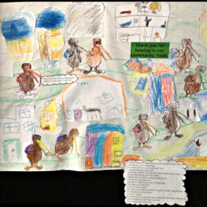 w-Parua Bay school drawings